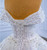 White Tulle Sequins Beading Pearls Wedding Dress
