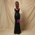 In Stock:Ship in 48 Hours Black Mermaid Sequins Puff Sleeve Party Dress