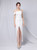 In Stock:Ship in 48 Hours White Pleats Split Party Dress