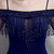 In Stock:Ship in 48 Hours Navy Blue Spaghetti Straps Beading Party Dresst