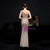 In Stock:Ship in 48 Hours Gold One Shoulder Sequins Beading Party Dress