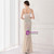 In Stock:Ship in 48 Hours Apricot One Shoulder Sequins Party Dress