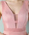 In Stock:Ship in 48 Hours Pink V-neck Beading Short Party Dress