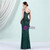 In Stock:Ship in 48 Hours Green Sequins Split Party Dress