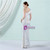 In Stock:Ship in 48 Hours Fashionable White Sequins One Shoulder Party Dress