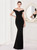 In Stock:Ship in 48 Hours Amazing Black Mermaid Off the Shoulder Party Dress