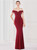 In Stock:Ship in 48 Hours Burgundy Beading Party Dress