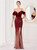 In Stock:Ship in 48 Hours Burgundy Sequins Spaghetti Straps Beading Party Dress