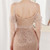 In Stock:Ship in 48 Hours Gold Sequins Spaghetti Straps Beading Party Dress