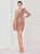 In Stock:Ship in 48 Hours Gold One Shoulder Sequins Mini Party Dress