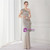 In Stock:Ship in 48 Hours New Silver Sequins One Shoulder Party Dress