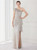 In Stock:Ship in 48 Hours New Silver Sequins One Shoulder Party Dress
