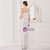 In Stock:Ship in 48 Hours White Sequins One Shoulder Party Dress With Split