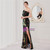 In Stock:Ship in 48 Hours Black Sequins One Shoulder Party Dress With Split