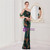 In Stock:Ship in 48 Hours Green Sequins One Shoulder Party Dress With Split