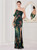 In Stock:Ship in 48 Hours Green Sequins One Shoulder Party Dress With Split
