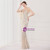 In Stock:Ship in 48 Hours Apricot Spaghetti Straps Sequins Beading Party Dress