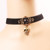 Cheap Bead Skull Velvet Choker Necklace