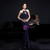 In Stock:Ship in 48 Hours Navy Blue Halter Sequins Beading Party Dress
