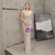 In Stock:Ship in 48 Hours Apricot Silver Tassel Sequins Halter Party Dress