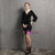 In Stock:Ship in 48 Hours Black Long Sleeve V-neck Sequins Short Party Dress