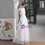 In Stock:Ship in 48 Hours White Halter Sequins Tulle Beading Party Dress