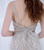 Champagne Mermaid Spaghetti Straps Feather Beading Sequins Prom Dress