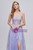 Lavender Spaghetti Straps Tulle Appliques Prom Dress