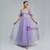 Light Purple Tulle Off the Shoulder Puff Sleeve Prom Dress