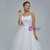 White Ball Gown Tulle Sequins Spaghetti Straps Prom Dress