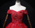 Red Tulle Off the Shoulder Beading Quinceanera Dress