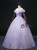 Purple Tulle Sequins Off the Shoulder Quinceanera Dress