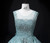 Green Tulle Beading Sequins Quinceanera Dress