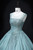 Green Tulle Beading Sequins Quinceanera Dress