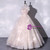 Champagne Tulle Sequins Strapless Quinceanera Dress