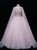 Pink Tulle Sequins Beading Embroidery Quinceanera Dress