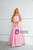 Fashion Women Pink Strapless Prom Dress