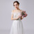 White Tulle Off the Shoulder Appliques Beading Wedding Dress