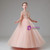 Pink Tulle Sequins Long Sleeve Butterfly Flower Girl Dress