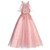 Pink Tulle Beading Sequins Flower Girl Dress