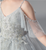 Gray Tulle Straps Appliques Beading Flower Gril Dress