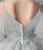 Gray Tulle Straps Appliques Beading Flower Gril Dress