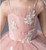 Pink Tulle Straps Appliques Flower Girl Dress