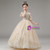 Champagne Tulle Sequins Beading Flower Girl Dress