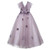 Purple Tulle Sequins Flower Girl Dress