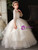 White Tulle Sequins Appliques Long Sleeve Flower Girl Dress