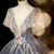 Blue Tulle Ball Gown Quinceanera Dress