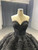 Black Ball Gown Tulle Sweetheart Beading Prom Dress