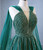 Green Tulle Beading Sleeveless Prom Dress