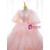 Pink Ball Gown Tulle Long Sleeve Puff Quinceanera Dress